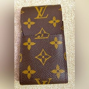 Cigarette holder/lipstick or card holder